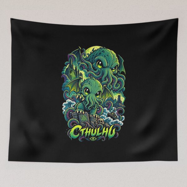 Item preview, Cute Cthulhu – Kawaii Cosmic Horror designed and sold by Pandaburba.