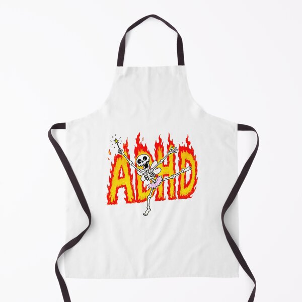 Item preview, ADHD Skeleton Fairy Dancing in Flames designed and sold by MonkiFlipp.