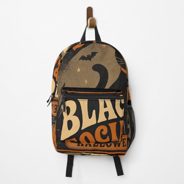 Item preview, Black Cat Social Club Halloween Chapter Retro designed and sold by OliviaHayesArt.