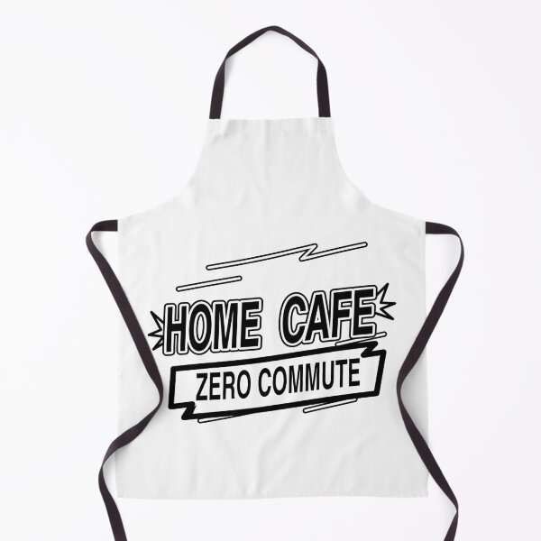 Item preview, Home Cafe Zero Commute – Funny Remote Work Coffee Typography designed and sold by Jaani-T.