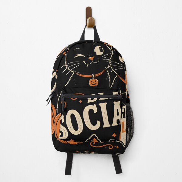 Item preview, Black Cat Social Club No Humans Allowed Funny designed and sold by OliviaHayesArt.