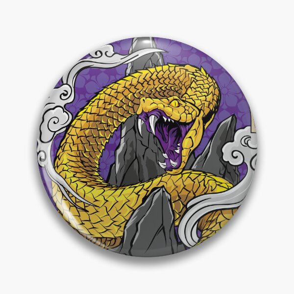 Item preview, Golden Chinese Zodiac Snake Fantasy Art designed and sold by Baihuart.