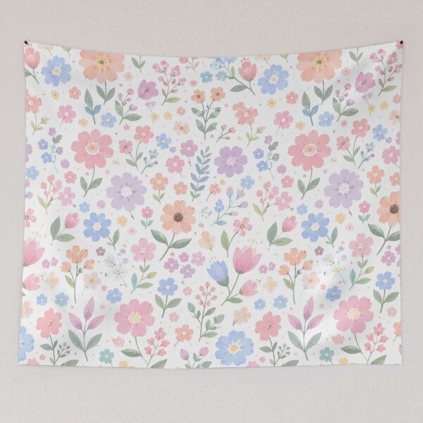 Item preview, Pastel Meadow: Seamless Floral Pattern designed and sold by Skyrocketz.