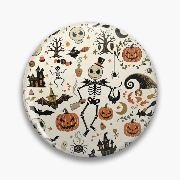 Item preview, Retro Vintage Whimsical Nightmare Before Christmas Jack Skellington designed and sold by KahlenDeveraux.