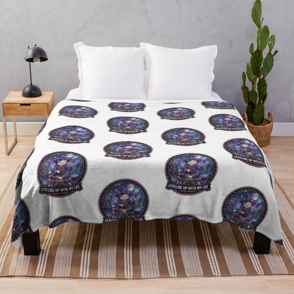 Item preview, Magical Cat Wizard RPG Fantasy Cute Gamer T-Shirt Sticker Design designed and sold by happyshirt27.