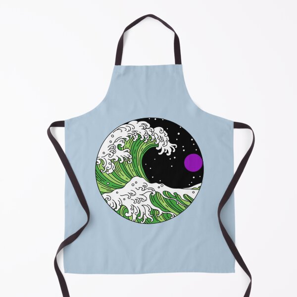 Item preview, Circular Japanese Aro Ace Wave. Aroace Pride designed and sold by MICHELL-LOVEB.
