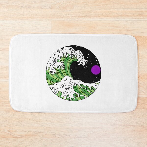 Item preview, Circular Japanese Aro Ace Wave. Aroace Pride   designed and sold by MICHELL-LOVEB.