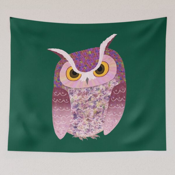 Item preview, Rock Eagle Owl designed and sold by TamaAnimalArt.