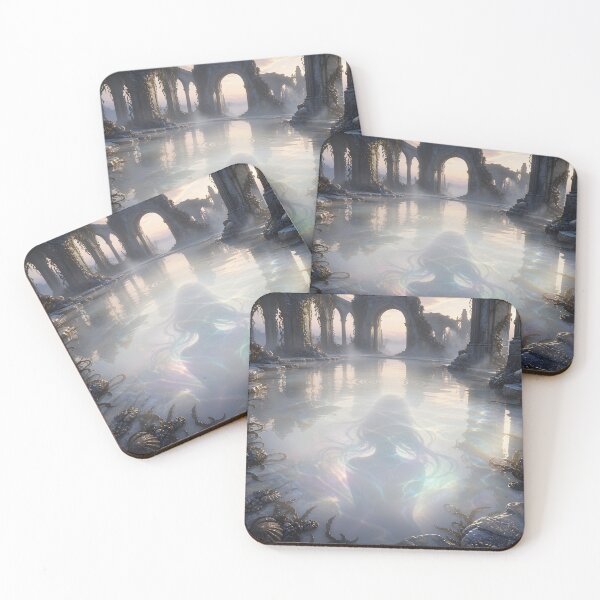 Item preview, Ethereal Spirit in Sunlit Ruined Pool designed and sold by CathryneDelamort.