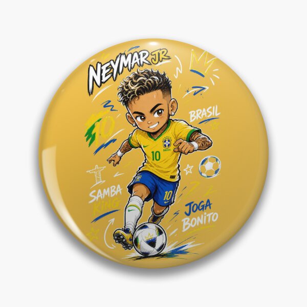Item preview, Neymar Jr Brazil Forward Art designed and sold by Retro Arabica.