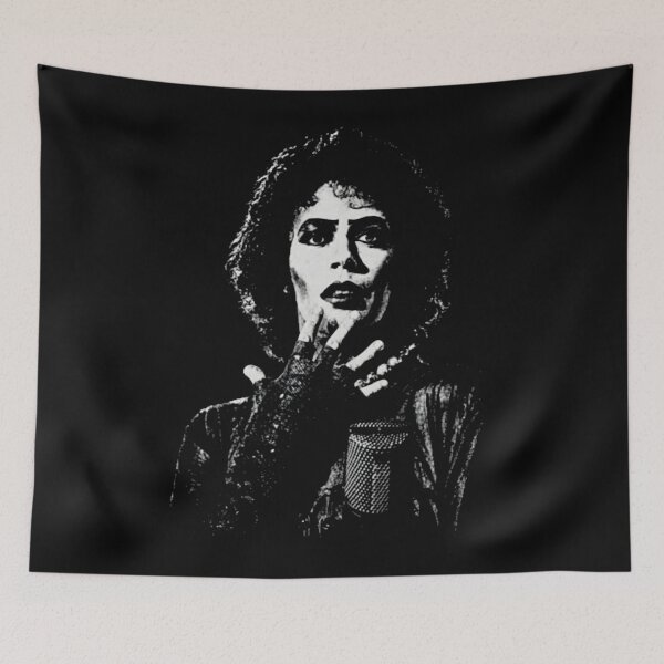 Item preview, Frank N Furter Black White Portrait designed and sold by ElisaLitien.