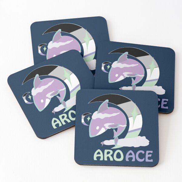 Item preview, AroAce Pride Sky Shark   designed and sold by MICHELL-LOVEB.