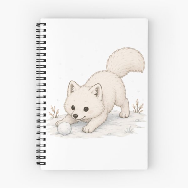 Item preview, Playful Pounce Arctic Fox designed and sold by MellowMunchkins.