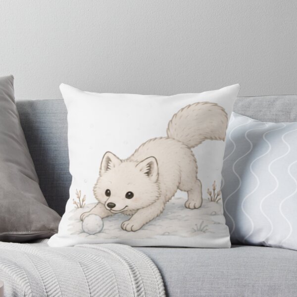 Item preview, Playful Pounce Arctic Fox designed and sold by MellowMunchkins.
