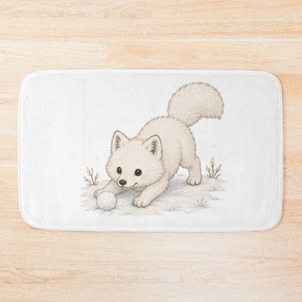 Item preview, Playful Pounce Arctic Fox designed and sold by MellowMunchkins.