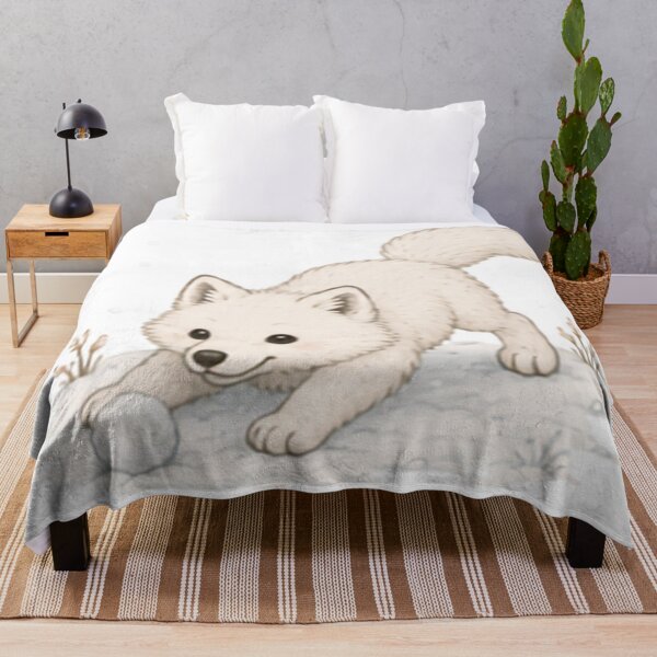 Item preview, Playful Pounce Arctic Fox designed and sold by MellowMunchkins.