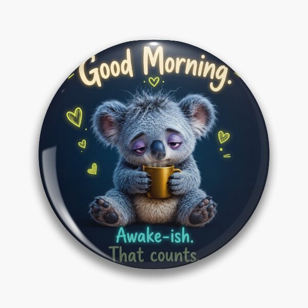 Item preview, Good Morning - Koala Teddy designed and sold by Freedom Line Studio.