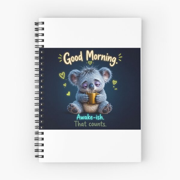 Item preview, Good Morning - Koala Teddy designed and sold by Freedom Line Studio.