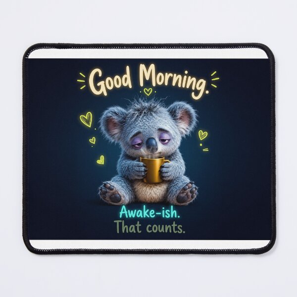 Item preview, Good Morning - Koala Teddy designed and sold by Freedom Line Studio.