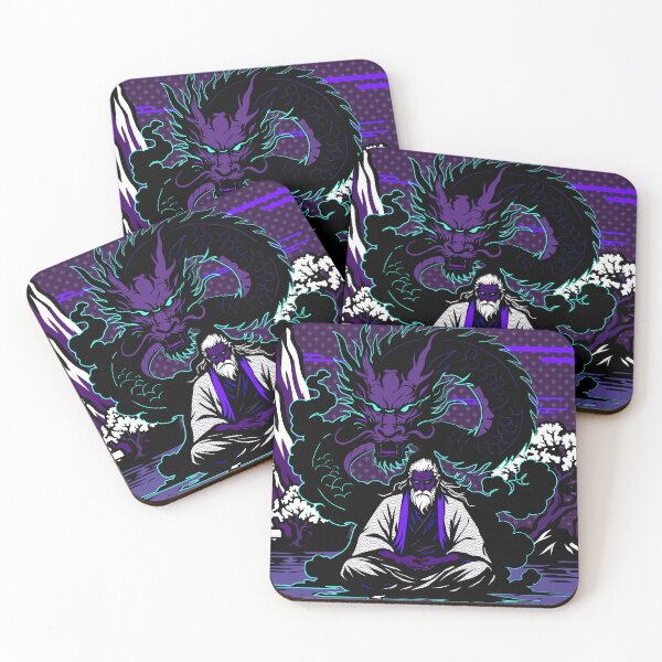 Item preview, Meditating Sage Purple Dragon Spirit designed and sold by Baihuart.