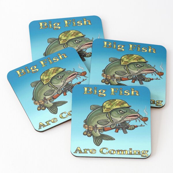 Item preview, Big Fish Are Coming Catfish Funny Fishing designed and sold by Stefanrajzer.