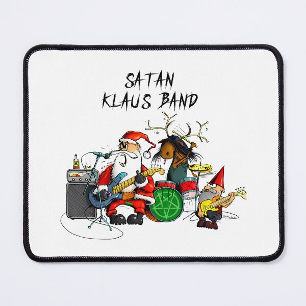 Item preview, Satan Klaus Metal Santa Christmas Band designed and sold by RobynPeckArt.