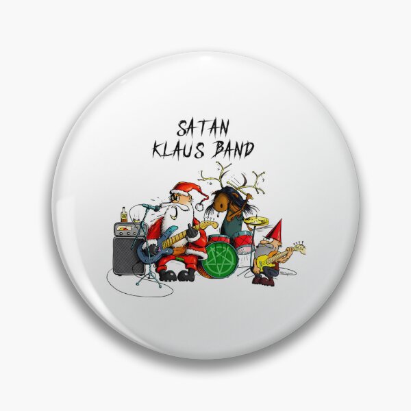 Item preview, Satan Klaus Metal Santa Christmas Band designed and sold by RobynPeckArt.