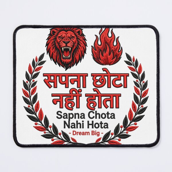 Item preview, Sapna Chota Nahi Hota Red Lion Attitude Edition -Hindi Motivational -Dream Big -Sher Age- designed and sold by prithvi chand.