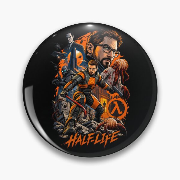 Item preview, Half-Life – Gordon Freeman Retro Gaming designed and sold by Pandaburba.