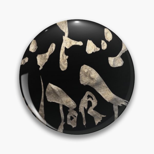 Item preview, Metallic Silver Contortion Japanese Katakana Calligraphy Funny Cyber Acrobat Art designed and sold by noworries-art.