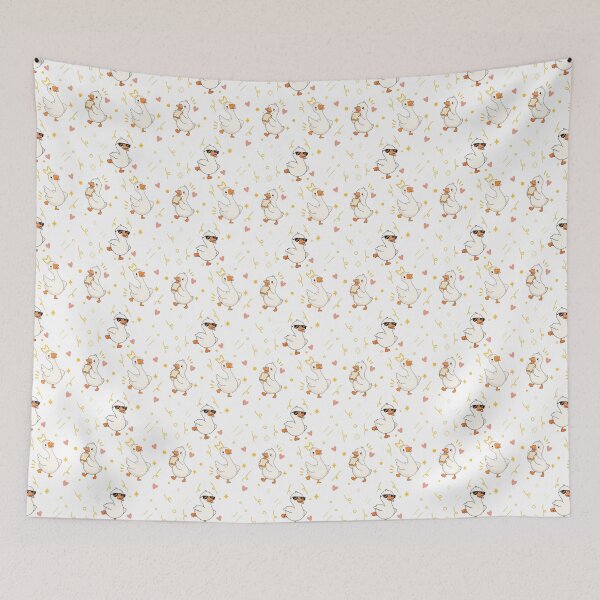 Item preview, Silly Goose Party Pattern designed and sold by Little Dora Art.