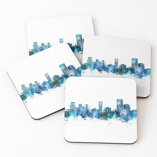 Item preview, Greenville South Carolina Skyline designed and sold by ArtPrints.