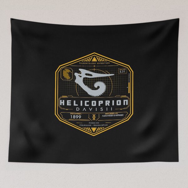 Item preview, Helicoprion davisii | Paleontology Expedition | Tooth Whorl & Permian Map designed and sold by Grimtech Workshop.
