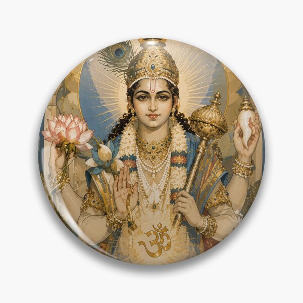 Item preview, Vishnu in Mandala designed and sold by Laeton Designs.