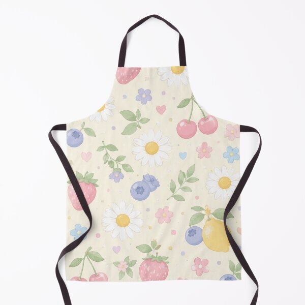 Item preview, Soft Pastel Daisy & Sweet Summer Fruit Pattern designed and sold by Skyrocketz.