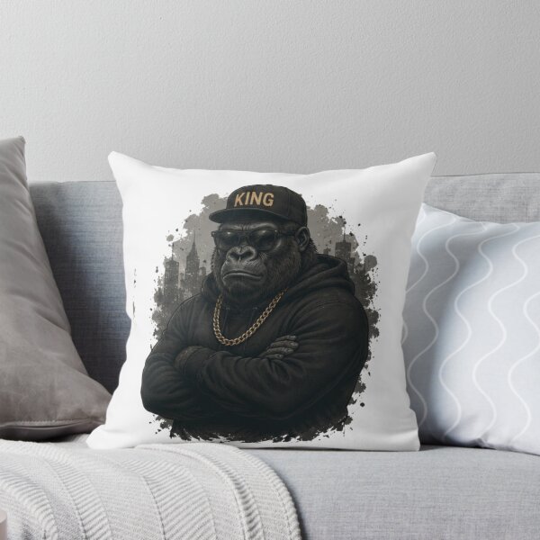 Item preview, Vintage Gorilla King Wildlife Illustration designed and sold by IGArte.