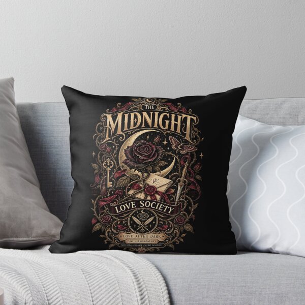 Item preview, Midnight Love Society Gothic Rose Emblem designed and sold by karudondesigns.