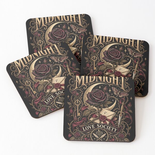 Item preview, Midnight Love Society Gothic Rose Emblem designed and sold by karudondesigns.