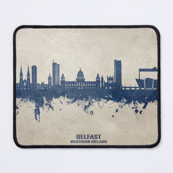 Item preview, Belfast Northern Ireland Skyline designed and sold by ArtPrints.