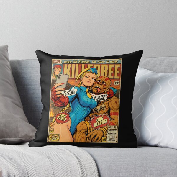 Item preview, Street Fighter Cammy Vintage Retro Comic Cover Art designed and sold by Back2Collage.