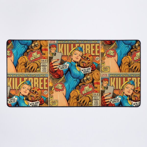 Item preview, Street Fighter Cammy Vintage Retro Comic Cover Art designed and sold by Back2Collage.