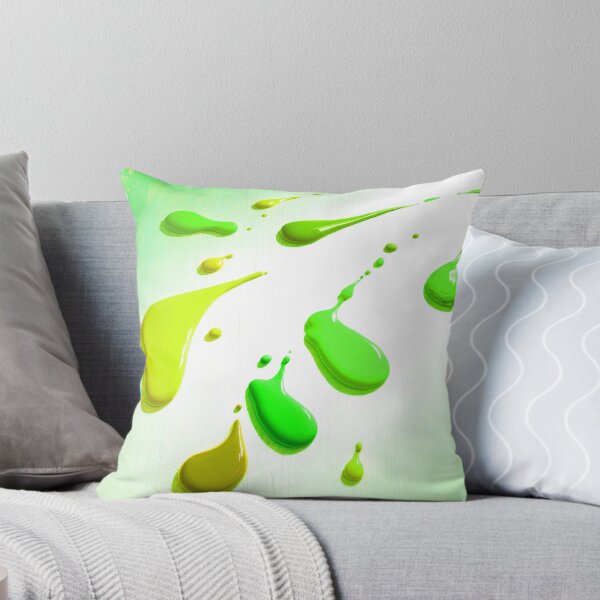 Aperçu de l'œuvre Neon Lime Green and Bright Yellow Aesthetic Drips créée et vendue par Ingorgia Studio.