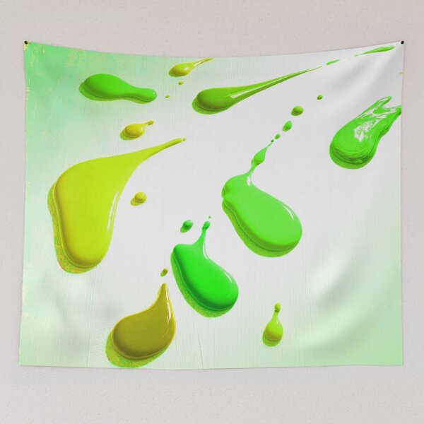 Item preview, Neon Lime Green and Bright Yellow Aesthetic Drips designed and sold by Ingorgia Studio.
