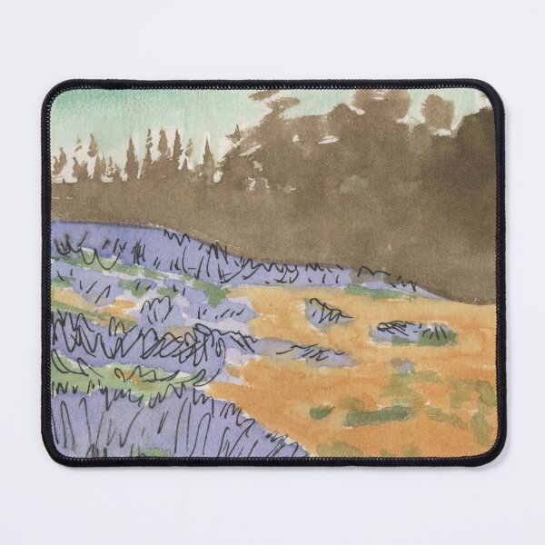 Item preview, Watercolor lavender field designed and sold by Cheycraftyeye.