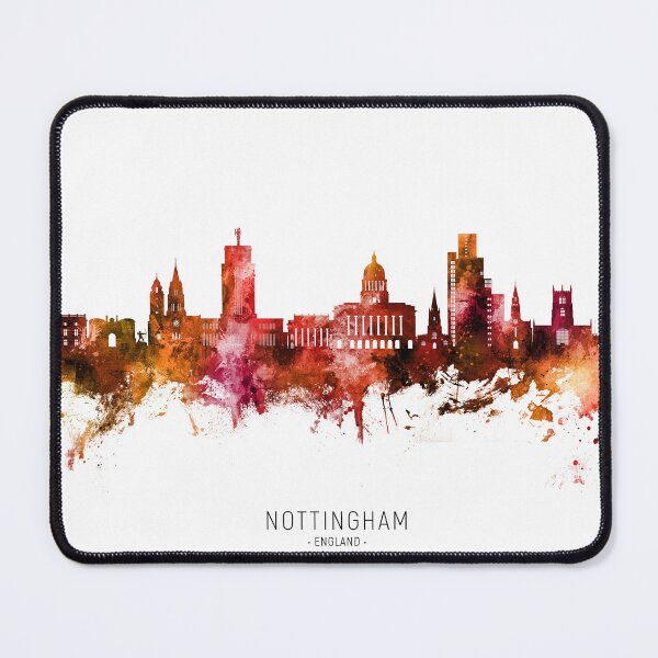 Item preview, Nottingham England Skyline designed and sold by ArtPrints.