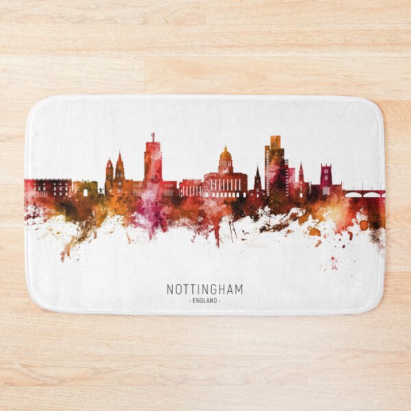 Item preview, Nottingham England Skyline designed and sold by ArtPrints.