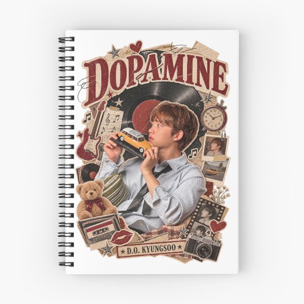 Item preview, D.O DOPAMINE Retro Vinyl Music Collage designed and sold by Valeree Store.