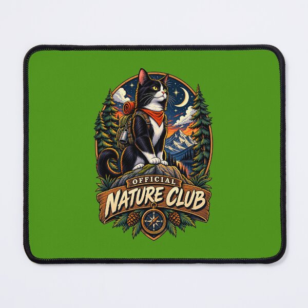 Item preview, Official Nature Club – Adventure Cat designed and sold by Pandaburba.