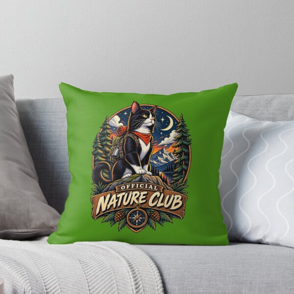 Item preview, Official Nature Club – Adventure Cat designed and sold by Pandaburba.
