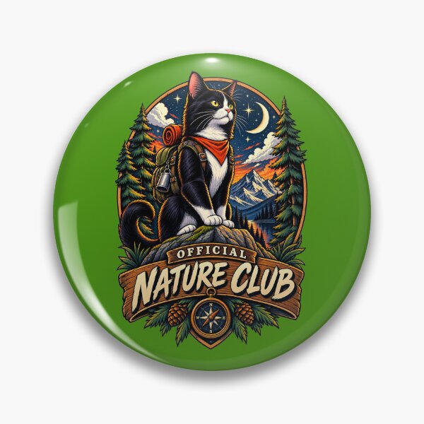 Item preview, Official Nature Club – Adventure Cat designed and sold by Pandaburba.